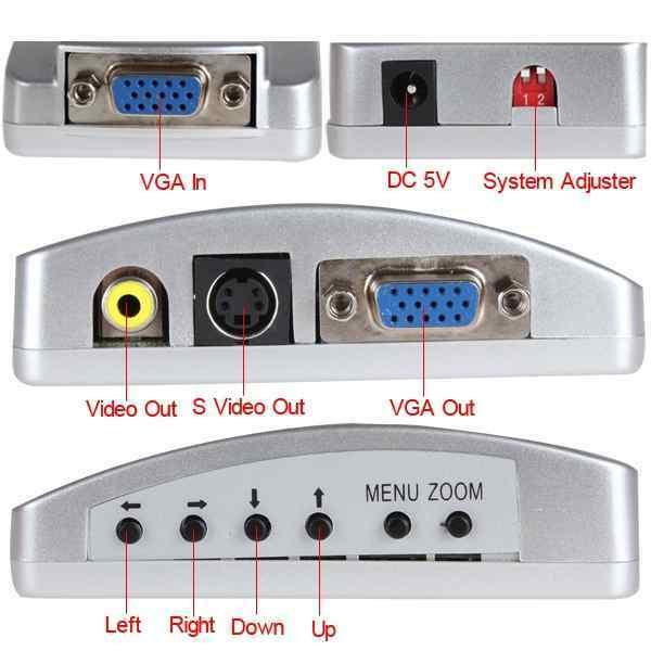 Adapter Box VGA na AUDIO JWD-H4