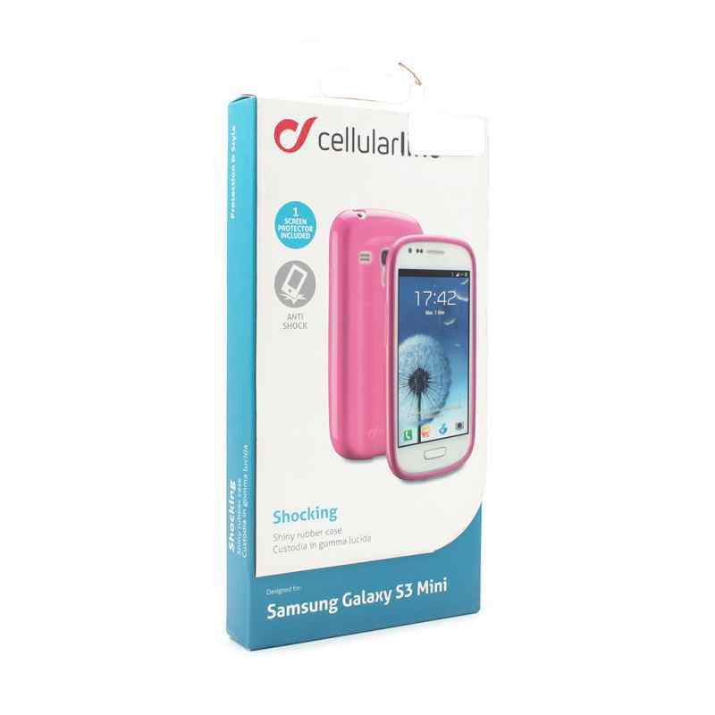 Maska Cellular Line SHOCK za Samsung S3 mini pink