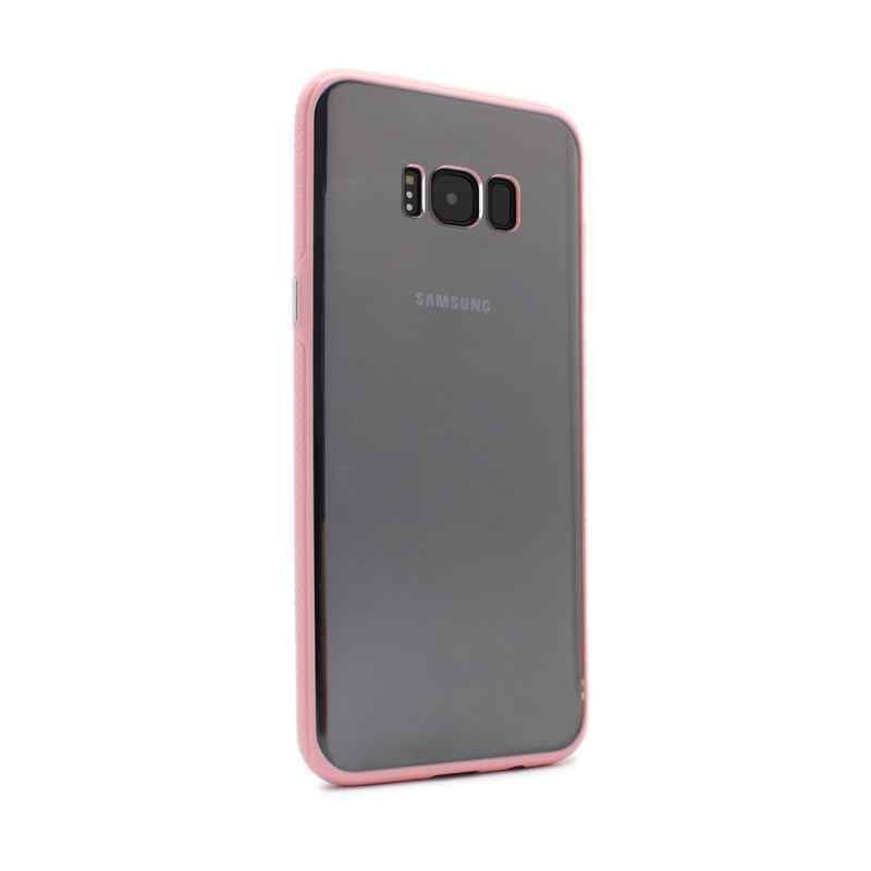 Maska Clear Cover za Samsung S8 Plus roze
