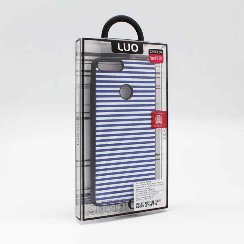 Maska Luo Stripes za Huawei P smart/Enjoy 7S plava