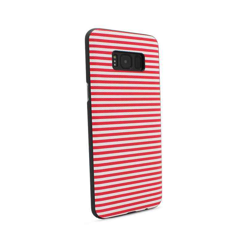 Maska Luo Stripes za Samsung S8 Plus crvena