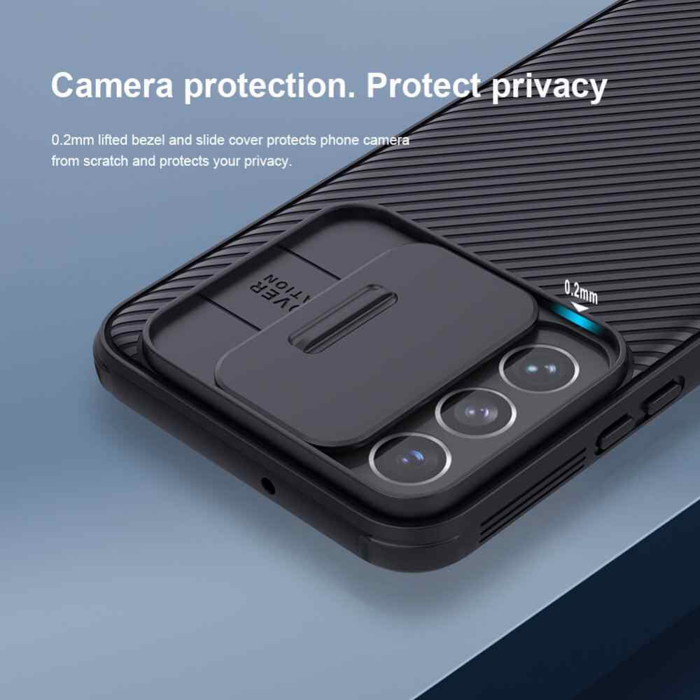 Maska Nillkin CamShield Pro za Samsung S22 Plus 5G crna