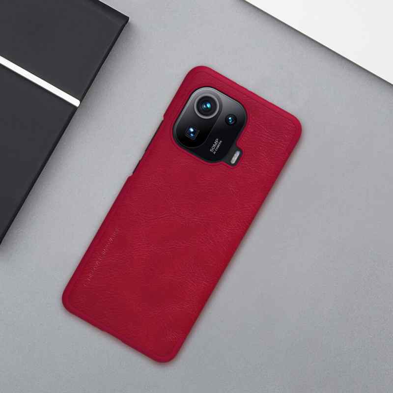 Maska Nillkin Qin za Xiaomi Mi 11 Pro crvena