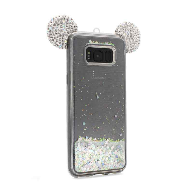 Maska Shimmer Mouse fluid za Samsung S8 Plus srebrna