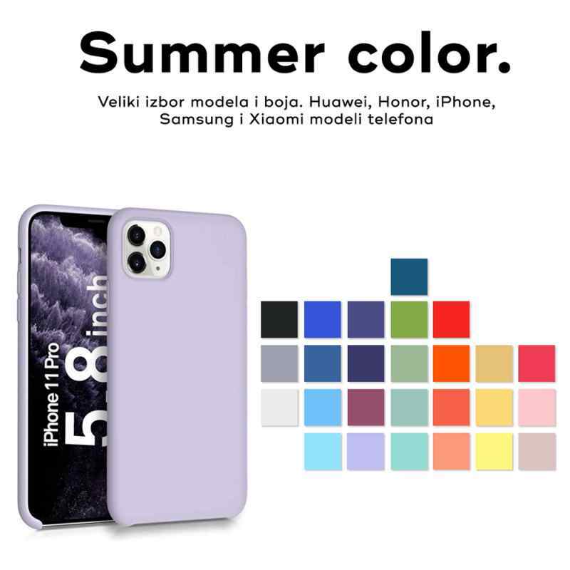 Maska Summer color za Huawei Y5p 2020/Honor 9S crna