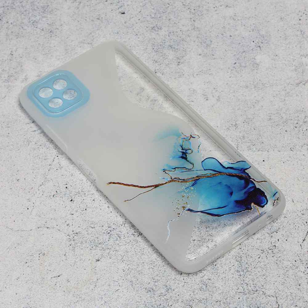 Maska Water Spark za Samsung A22 5G tamno plava