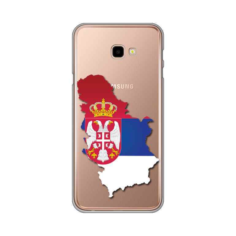 Maska silikon Print za Samsung J4 Plus 2018 Serbia Map