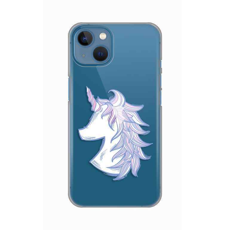 Maska silikon Print za iPhone 13 Purple Unicorn