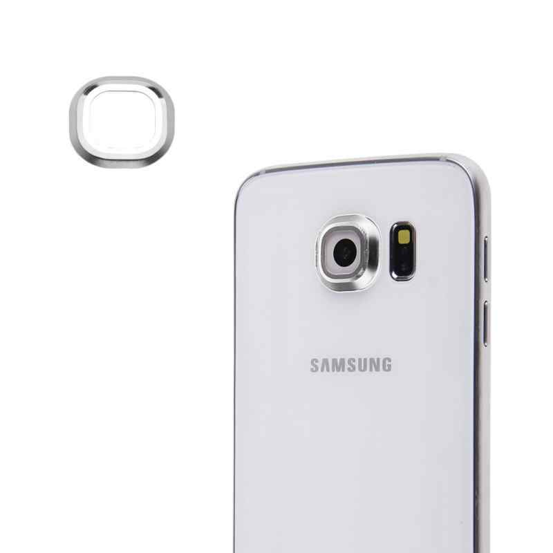 Metalna zastita kamere za Samsung S6 srebrna