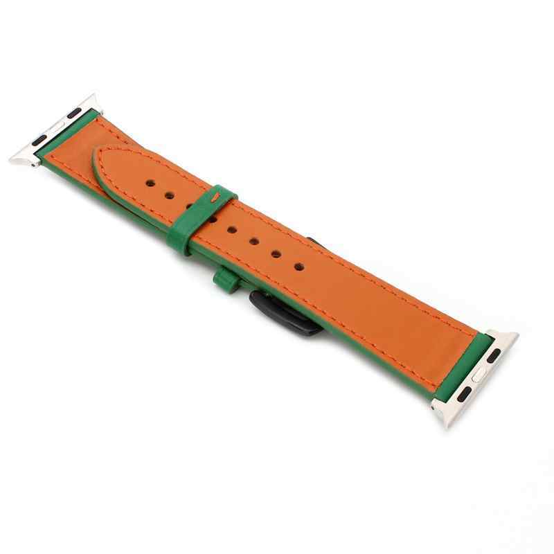 Narukvica rift kozna za Apple watch 42mm zelena