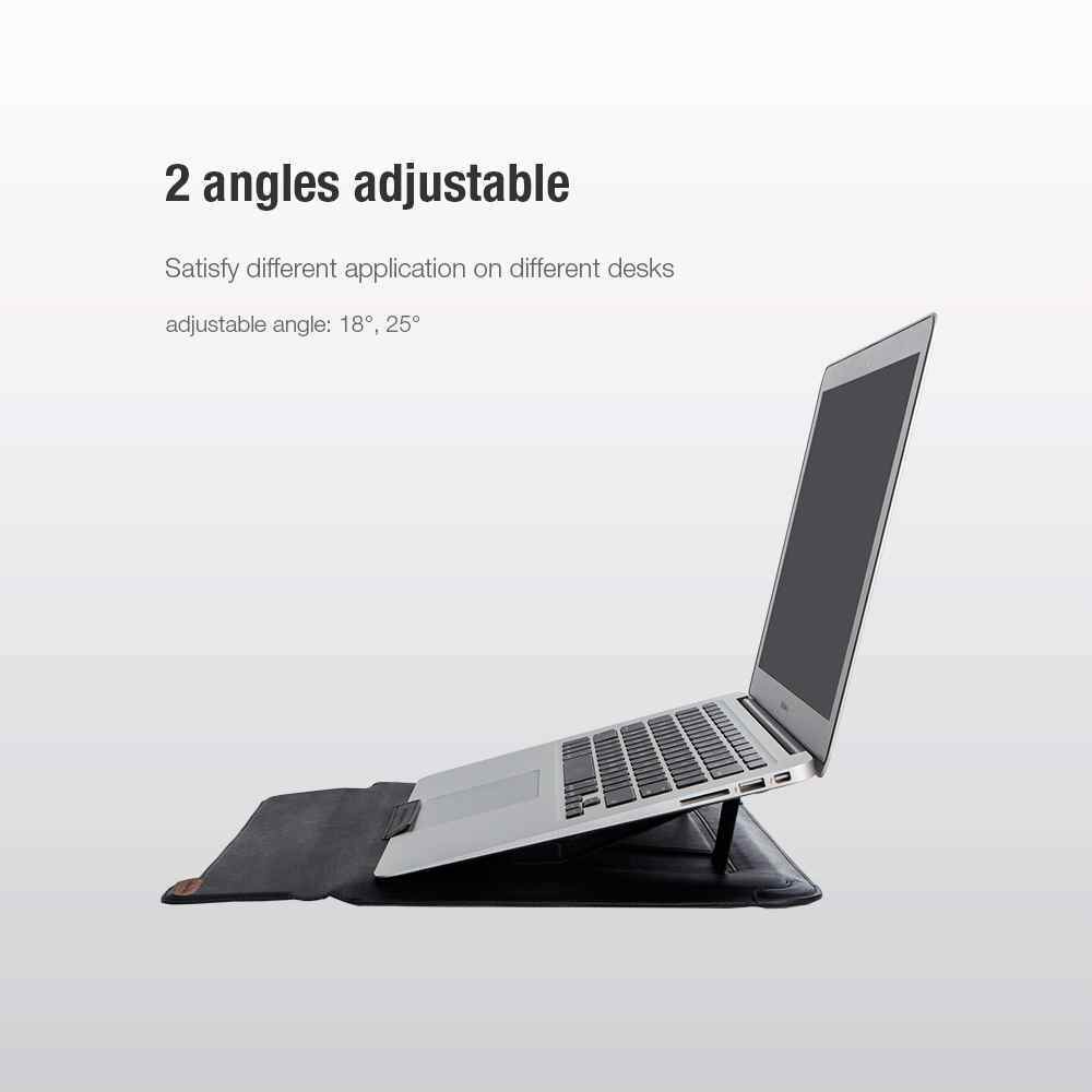 Torba za laptop sleeve Nillkin horizontal 16.1 inča crno bela