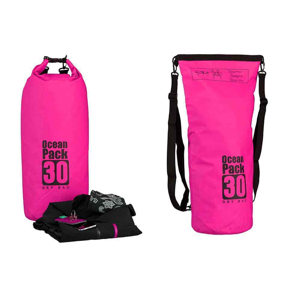 Vodootporna suva torba EL 30L pink