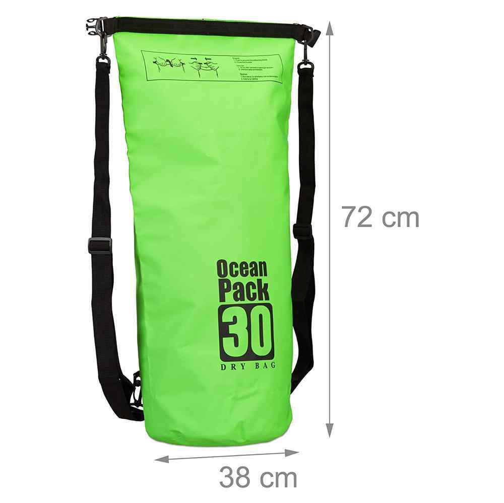 Vodootporna suva torba EL 30L zelena