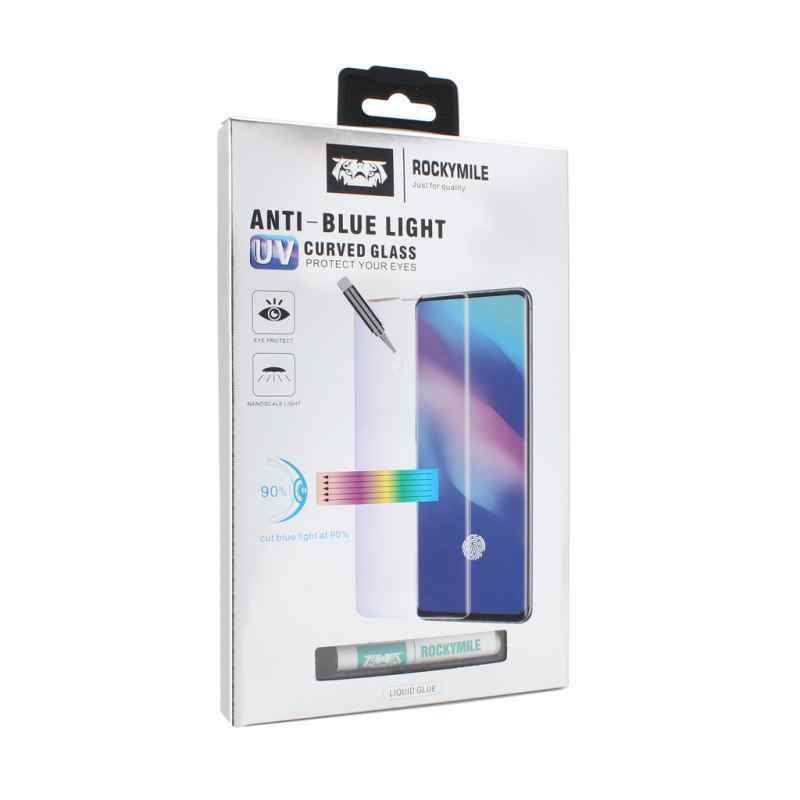 Zaštitno staklo Rockymile UV Anti Blue + Lampa za Samsung Note 10