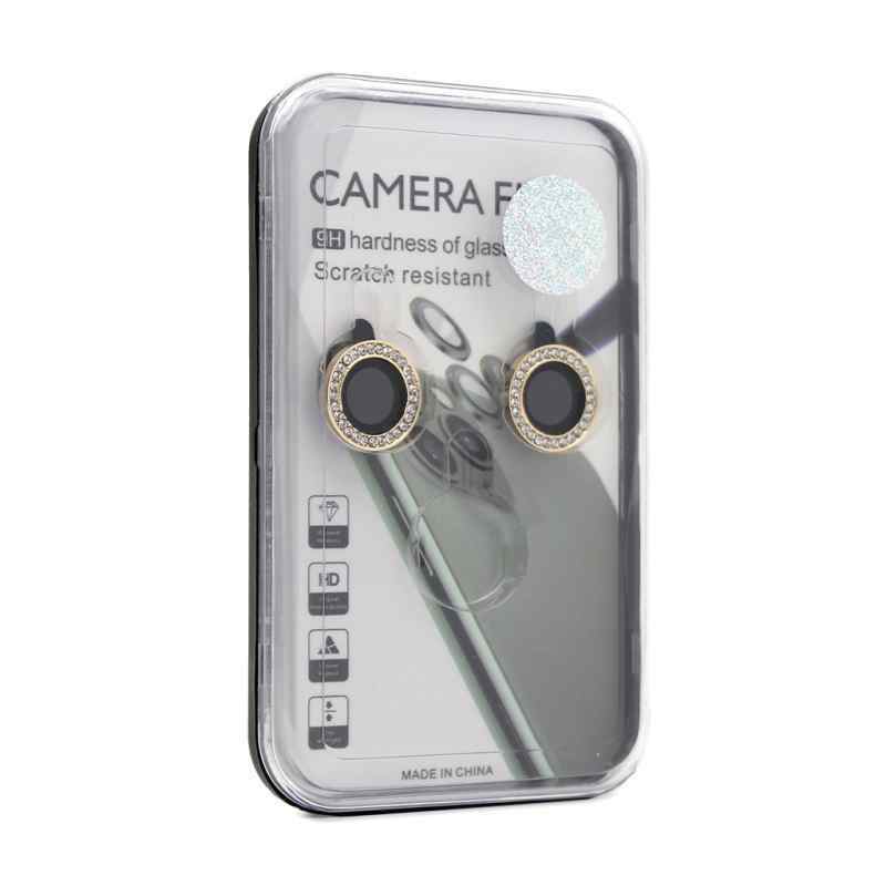 Zastita za kameru Diamond za iPhone 12 Mini zlatna