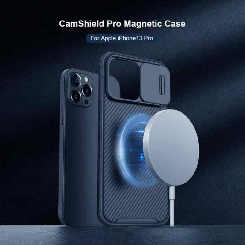 Maska Nillkin CamShield Pro Magnetic za iPhone 13 Pro crna