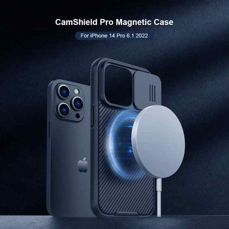Maska Nillkin CamShield Pro Magnetic za iPhone 14 Pro 6.1 crna