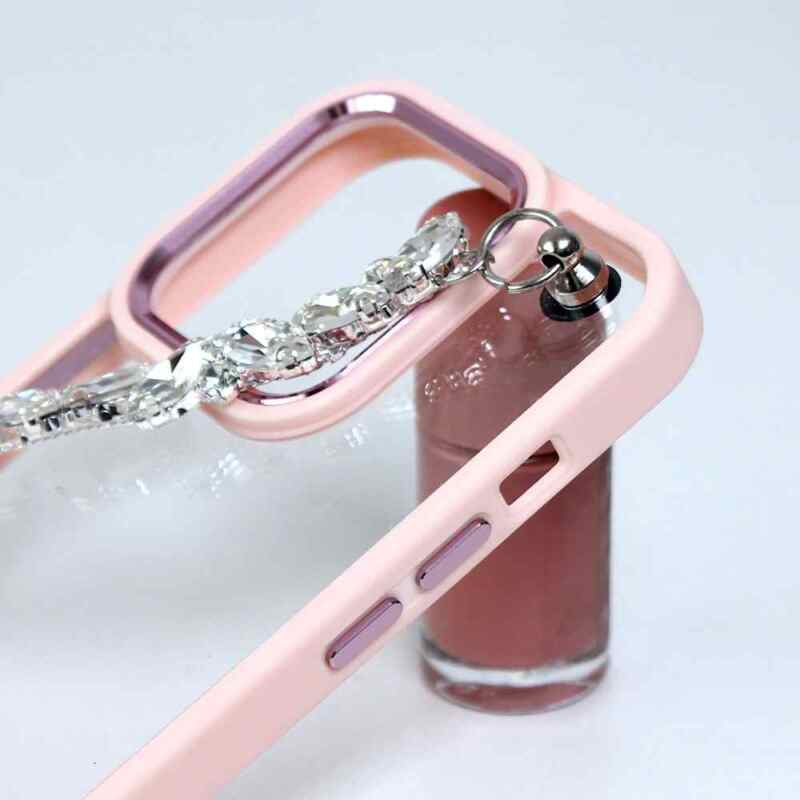 Maska Chain za iPhone 14 Pro 6.1 roze