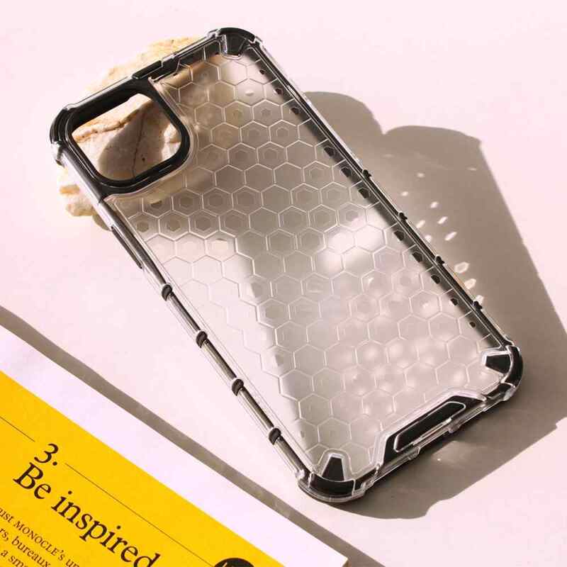 Maska Honeycomb za iPhone 14 Plus 6.7 bela
