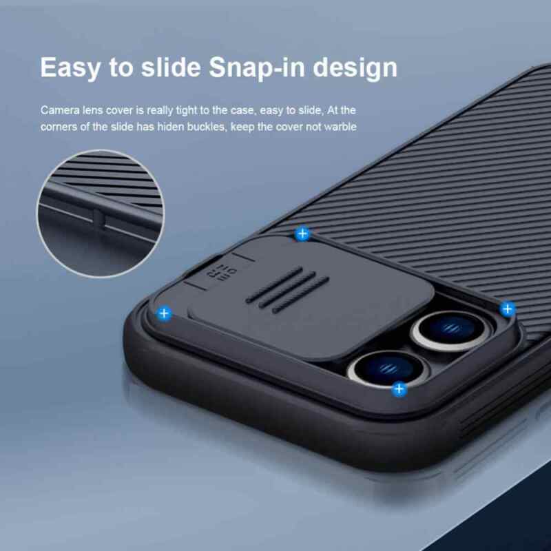 Maska Nillkin CamShield Pro Magnetic za iPhone 14 Pro 6.1 plava
