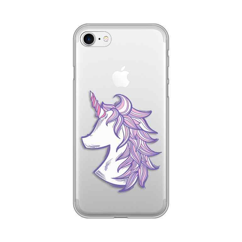 Maska silikon Print za iPhone 7/8/SE 2020/2022 Purple Unicorn