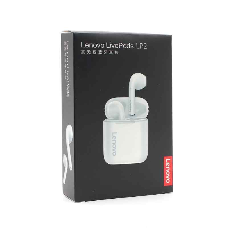 Bluetooth slusalice Lenovo LP2 Airpods crne HQ