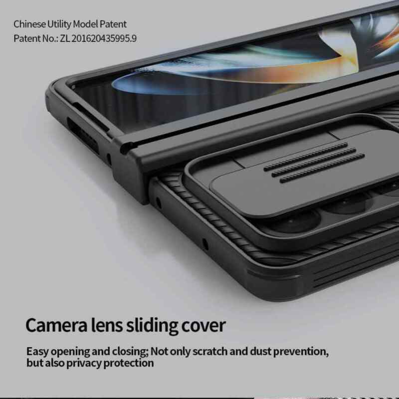 Maska Nillkin CamShield Pro za Samsung F936B Galaxy Z Fold 4 5G crna