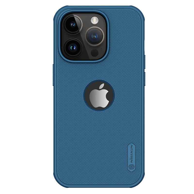 Maska Nillkin Scrub Pro za iPhone 14 Pro Max 6.7 plava sa otvorom za logo