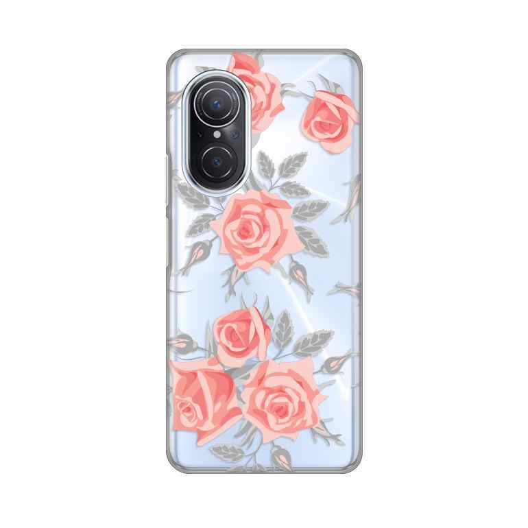 Maska silikon Print za Huawei Nova 9 SE Elegant Roses