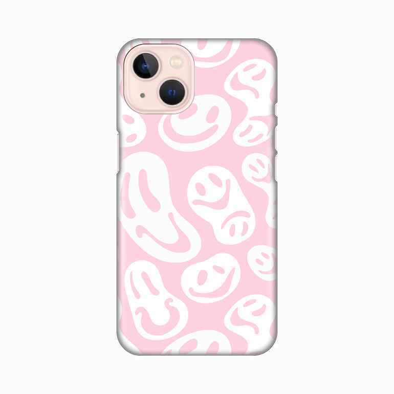 Maska silikon Print za iPhone 13 Pink Smiles