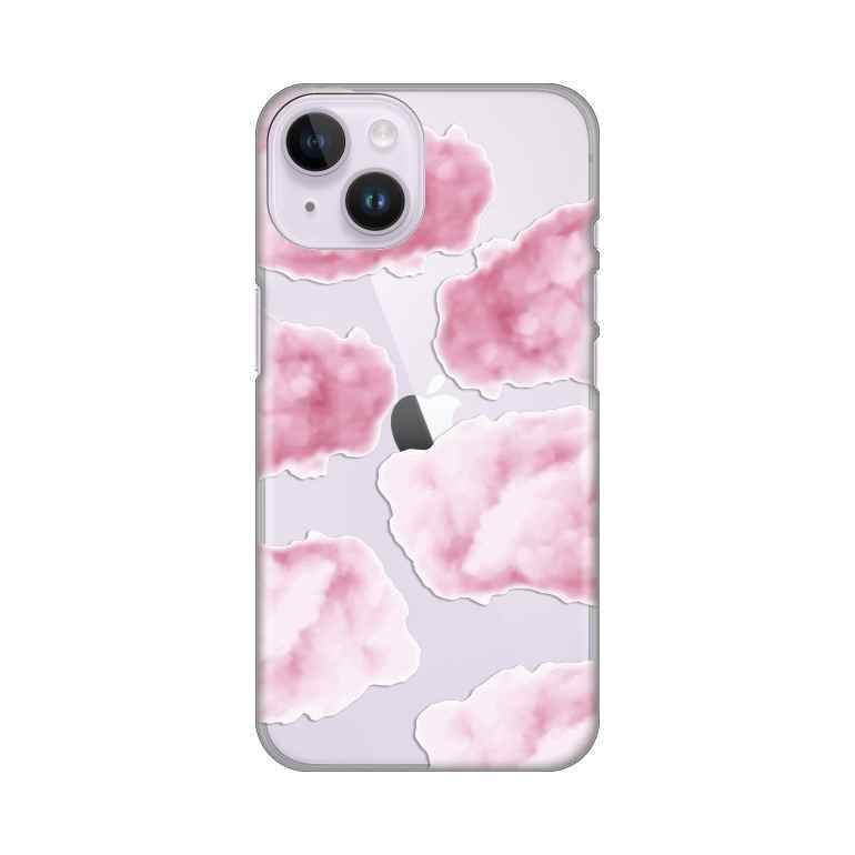 Maska silikon Print za iPhone 14 6.1 Pink Clouds