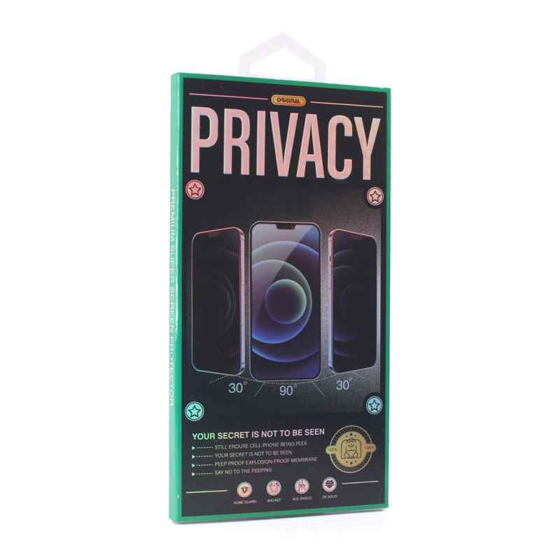 Zaštitno staklo Privacy 2.5D za Samsung A525F/A526B/A528B Galaxy A52 4G/A52 5G/A52s crni