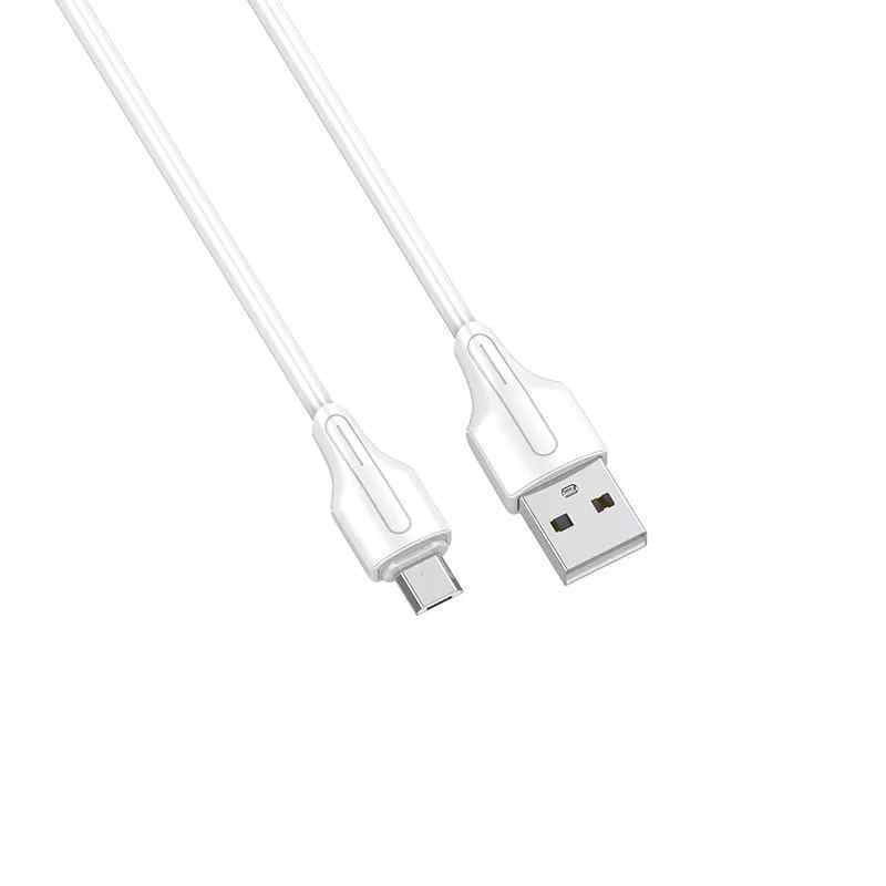 Data kabl LDNIO LS542 2.1A USB na micro USB beli 2m