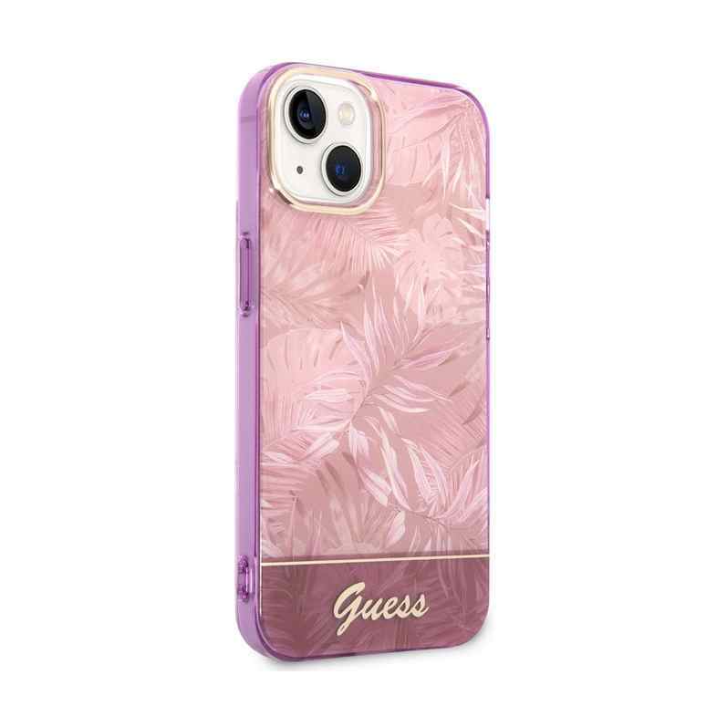 Maska Guess Hc IML Electro Cam Jungle za iPhone 14 Plus 6.7 pink GUHCP14MHGJGHP