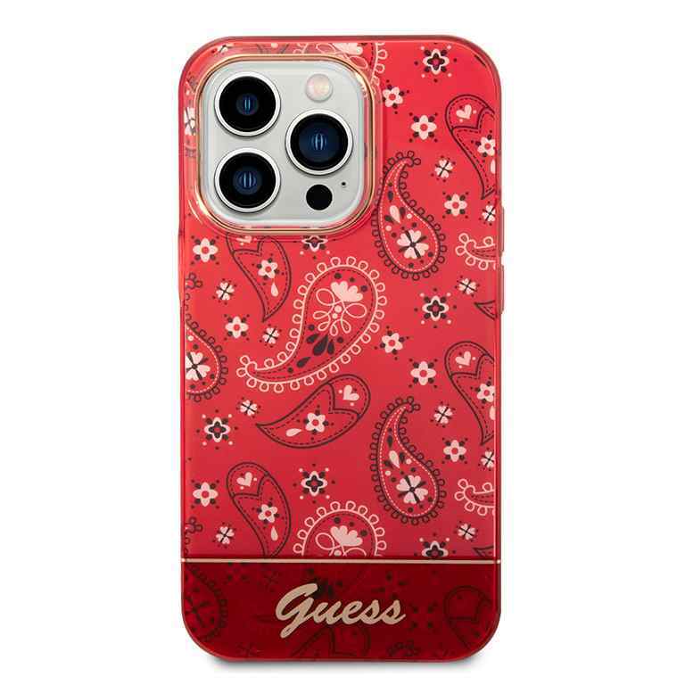 Maska Guess Hc IML Electro Cam Raisley za iPhone 14 Pro 6.1 crvena GUHCP14LHGBNHR