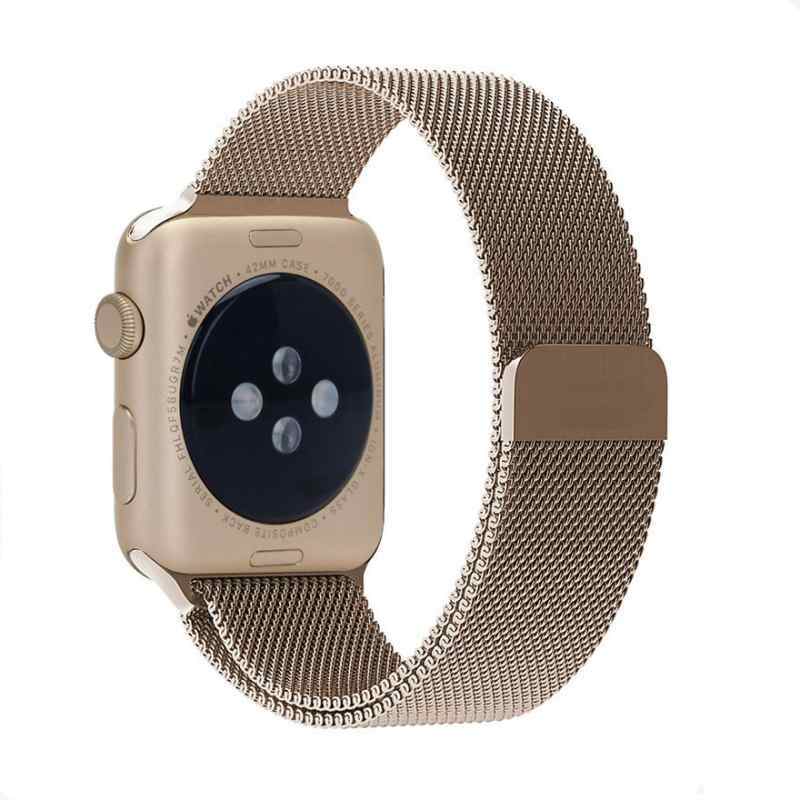 Narukvica metalik za Apple watch 42mm zlatna