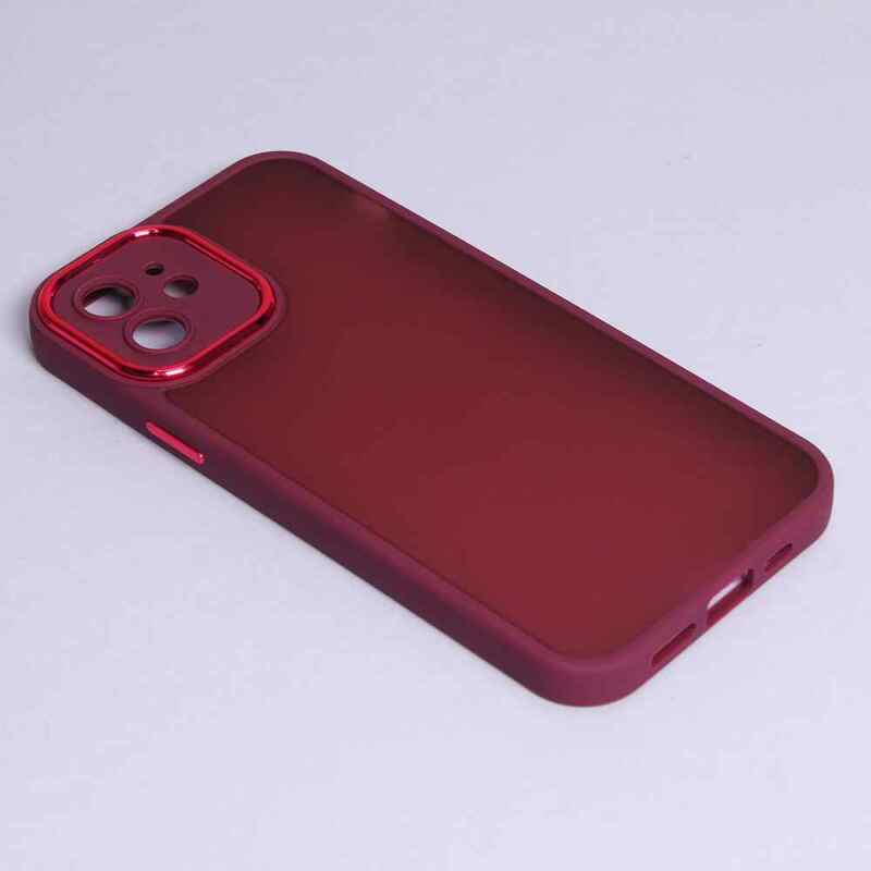 Maska Shining Camera za iPhone 12 crvena