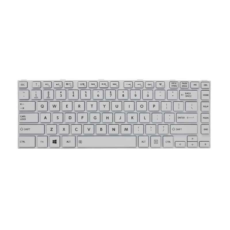 Tastatura za laptop Toshiba Satellite L800/L805/L830/L840/L845/C800/C800D bela