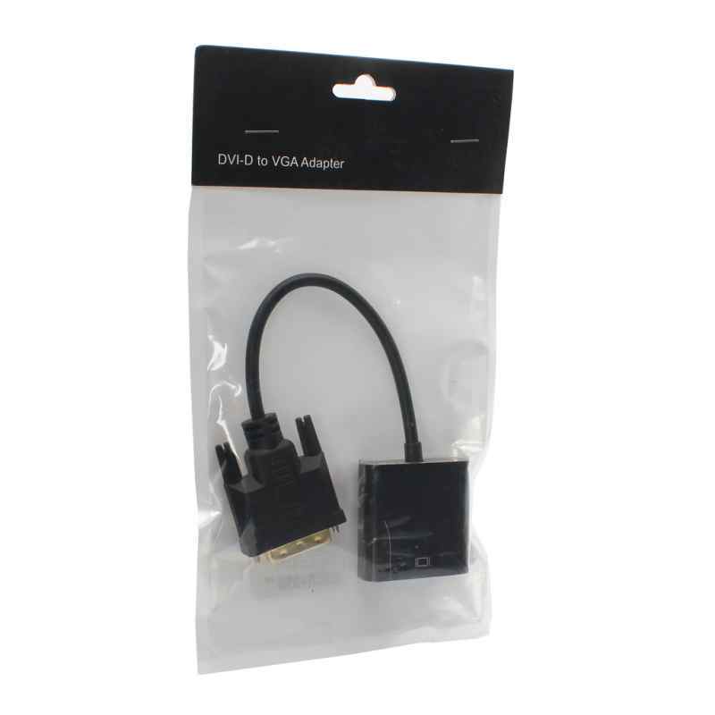 Adapter DVI 24+1 na VGA Z crni JWD-HV13