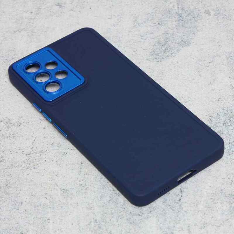 Maska Camera Color za Samsung A53 5G tamno plava