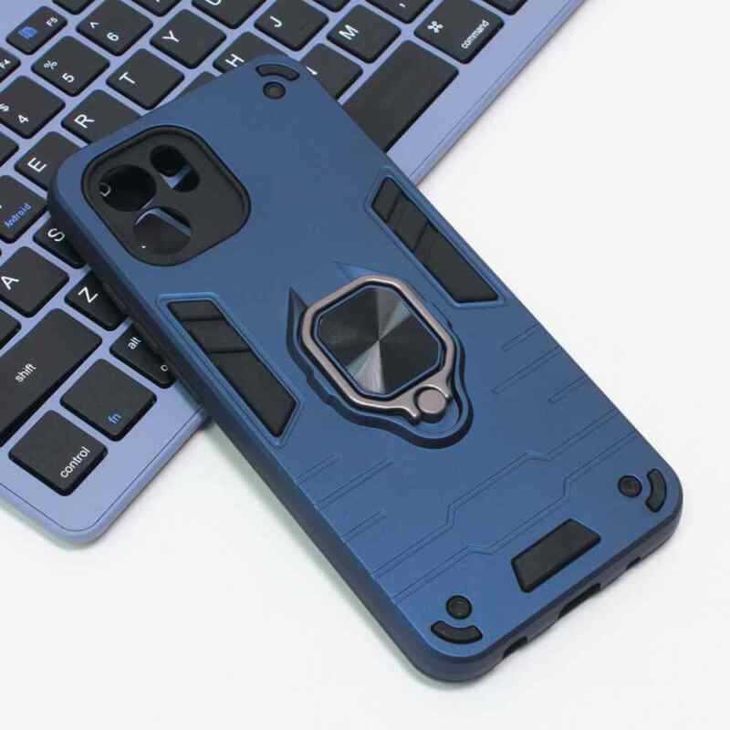 Maska Cube Ring za Xiaomi Redmi A1/A2 tamno plava