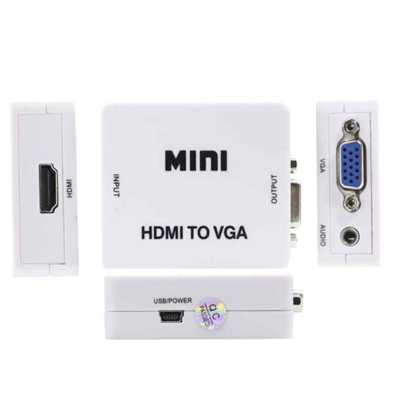 Adapter Box HDMI na VGA JWD-H3