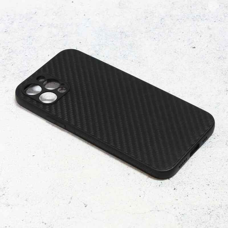 Maska Carbon fiber za iPhone 12 Pro crna