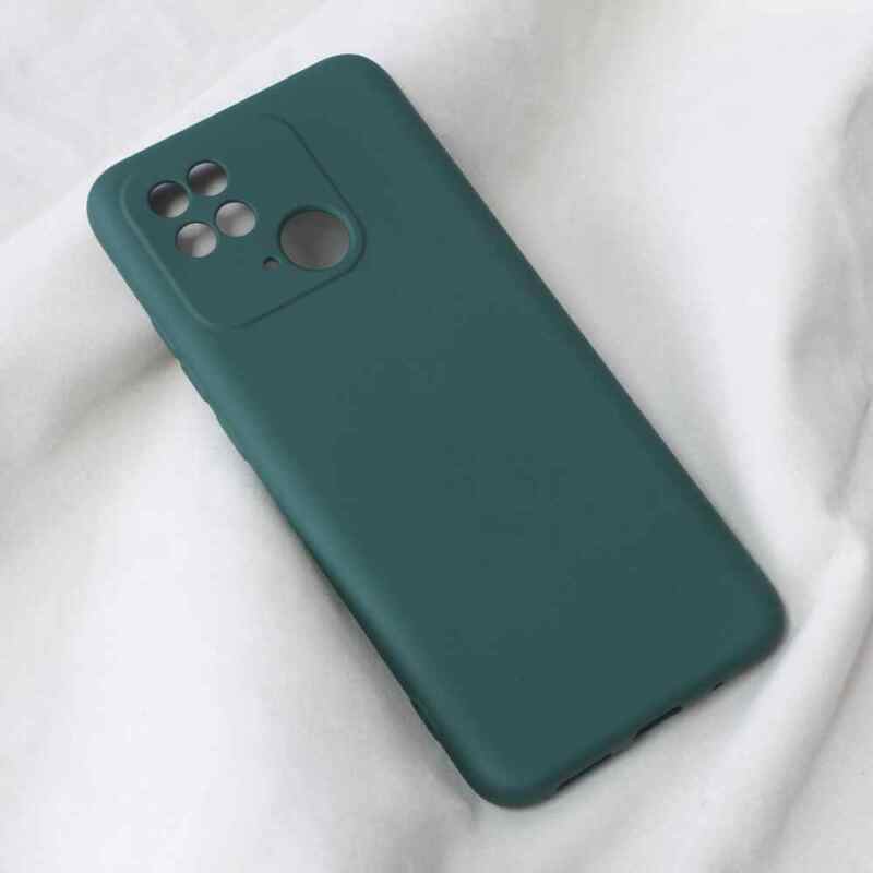 Maska Teracell Soft Velvet za Xiaomi Redmi 10C tamno zelena