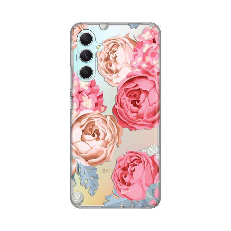 Maska silikon Print za Samsung A346B Galaxy A34 5G Pink Flowers