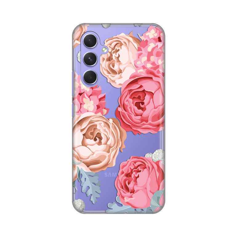 Maska silikon Print za Samsung A546B Galaxy A54 5G Pink Flower
