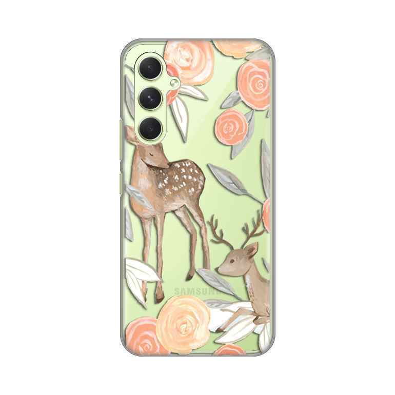 Maska silikon Print za Samsung A546B Galaxy A54 5G Flower Deer