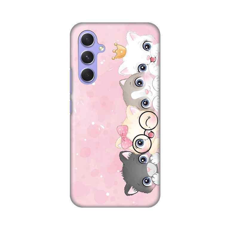 Maska silikon Print za Samsung A546B Galaxy A54 5G Pink cats