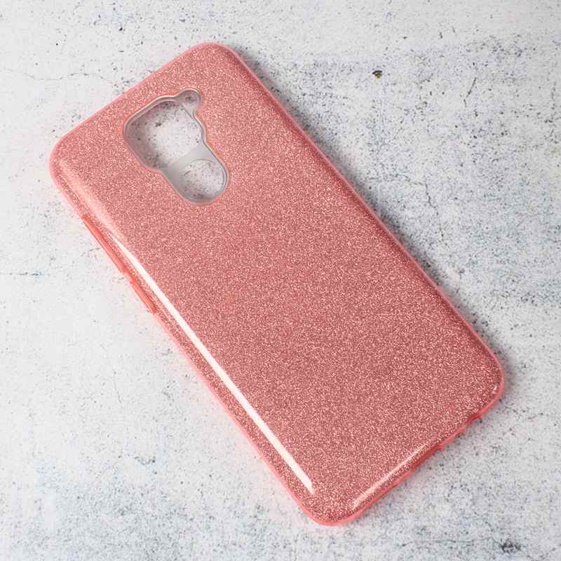 Maska Crystal Dust za Xiaomi Redmi Note 9 roze