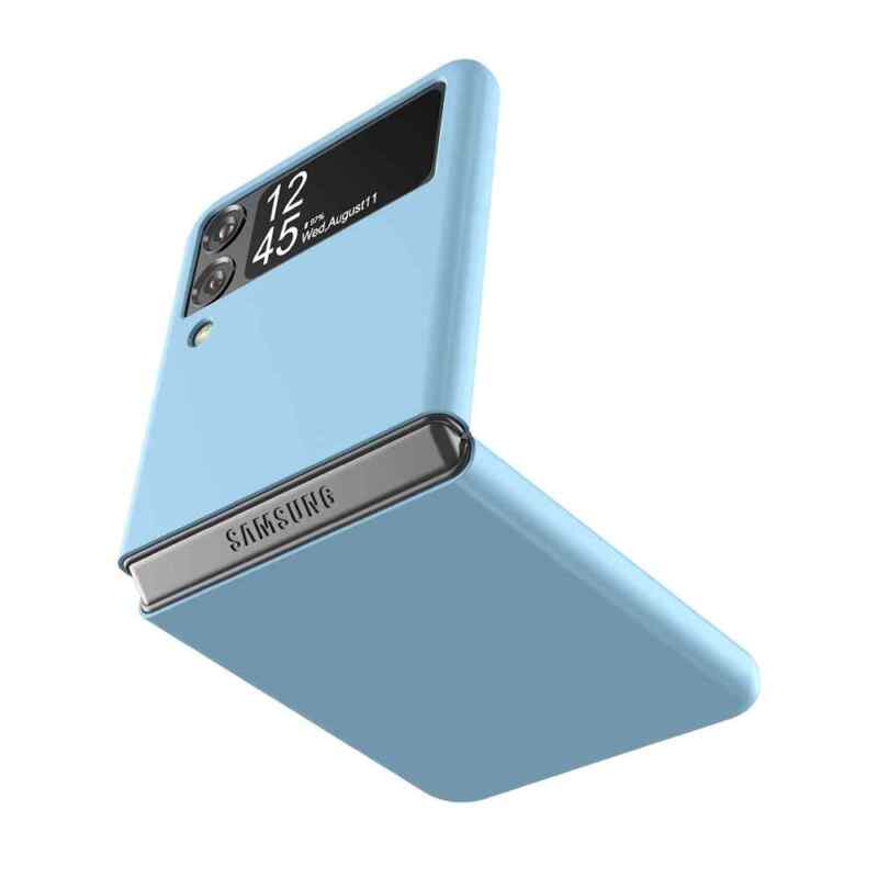 Maska Elegant Fold za Samsung Z Flip 3 5G plava